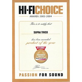 Supra Cables Trico 1 MP - 1 RCA Digital 1 Metre