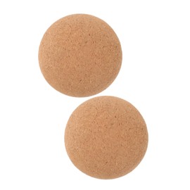 Parliky 2pcs Cork Myofascial Massage Balls for Sore Muscle Relief Diameter Yoga Supplies High Density Massage Balls for Neck and Back Recovery Muscle Fatigue Relief