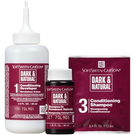 SoftSheen-Carson Dark & Natural 5 Minute Shampoo-In Haircolor, Jet Black