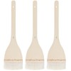 ZEONHEI 3 PCS 3 Inch Flat Hake Brushes, Soft Goat