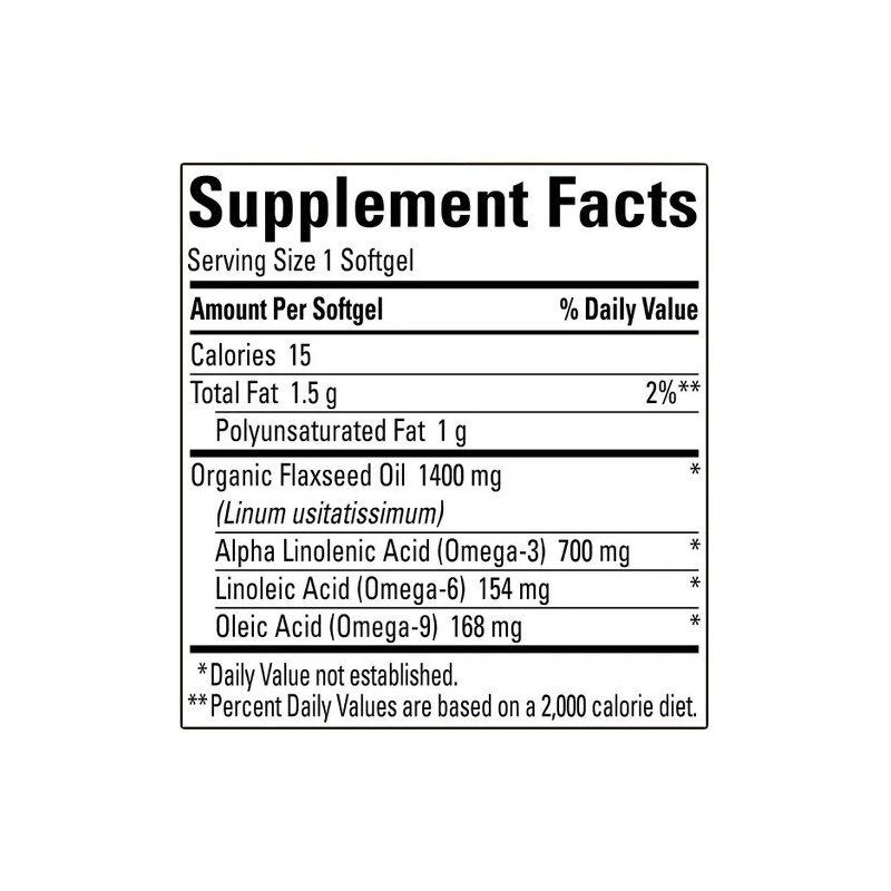 Nature Made Flaxseed Oil 1400 mg, 300 Softgels