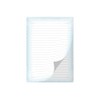 Writing Paper Design Ornament Pattern Ornament Blue Pastel Letter Pad