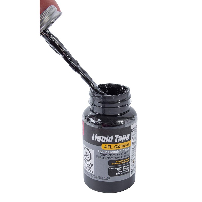 Gardner Bender LTB-400 Liquid Electrical Tape, Easy-on, Waterproof, Indoor/Outdoor Use,