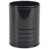 Genware Galvanised Steel Can Black 11 x 14.5cm - Single - Chip buckets, Creative Food Presentation