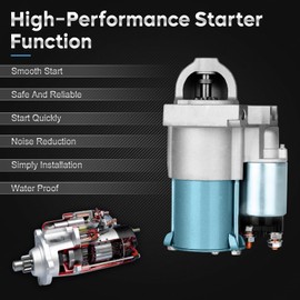 Starter for Buick Century 2001-2005 3.1L, Chevy Impala/Monte Carlo/Venture, Pontiac Aztek/Grand Am/Montana 2001-2005 3.4L, Malibu 2001-2005 3.5L, Oldsmobile Alero/Silhouette 2001-2004 3.4L
