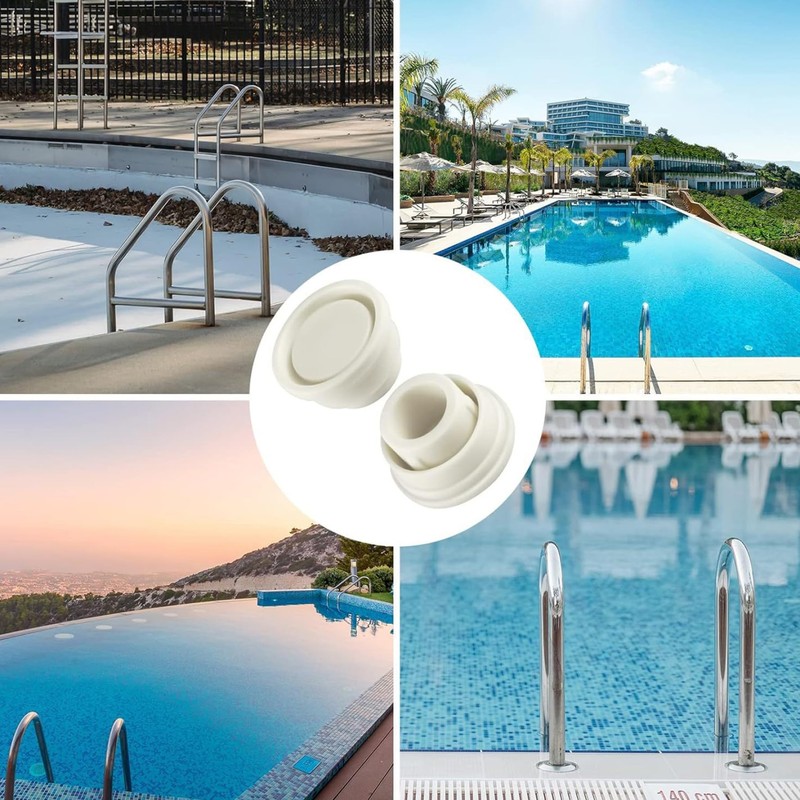 Pool Accessories for Inground Pools 4Pcs Rubber Pool Ladder Bumpers