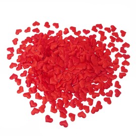 Honbay 500PCS Red Sponge Love Heart Confetti Cute Little Heart Shaped Petals for Valentine's Day Party Wedding Decorations