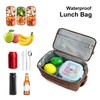 NOL Natural Organic Lifestyle Dual Compartment Insulated Lunch Bag Leakproof