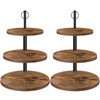 OugeWood Cupcake Stand, 3 Tier Large Cupcake Stand for 50