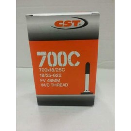 CST Presta 48 mm-Liscia, Unisex Room Adult, Black, 700 x 18/25