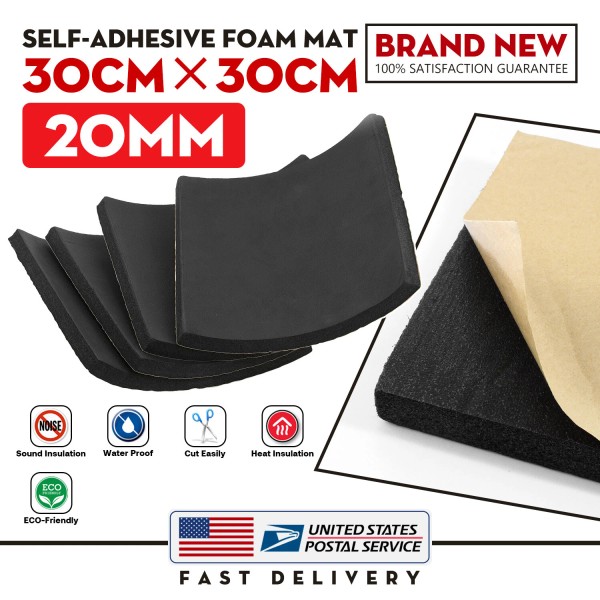 Modigt 4Sheet Car Insulation Thermal Sound Deadener carpet Mat Pad