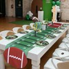 2 Pcs 18.5 x 71 in Football Court Table Runner