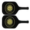 Pickleball Raquette Set 2 Rackets 4 Balls Lightweight Carbon Fiber