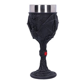 Nemesis Now Dark Fang Goblet 18.5cm Black
