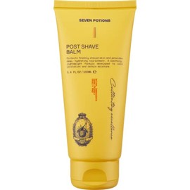 Seven Potions Post Shave Balm for Men – Calms Skin Irritation, Retains Moisture – Soothing, Hydrating, Lightweight Formula – Natural, Vegan, Cruelty-Free Aftershave Lotion (3.4 FL OZ)