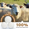 Wool Dryer Balls Handmade 3 Pack XL, Laundry Dryer Lint