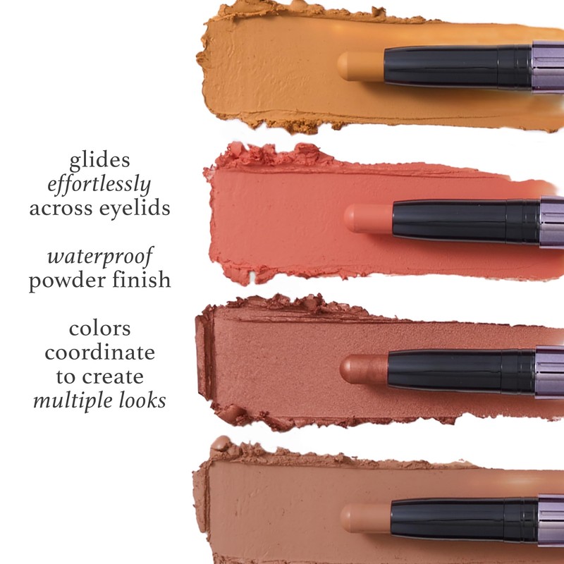 Julep Eyeshadow 101 Crème to Powder Waterproof Eyeshadow Stick, Flame