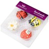 Culpitt Bee, Ladybird, Mushroom & Daisy Sugar Decorations, Spring Themed