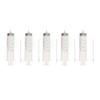 Ink Filling Syringe 50ml Injector Drawing Tool for Printer 5pcs