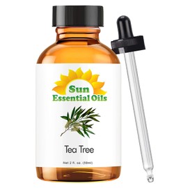 Sun Essential Oils Sun Essential Oils Tea Tree Essential Oil – 2 fl oz Aromatherapy Tea Tree Oil