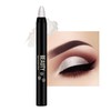 Pearl White Eyeshadow Stick, Shimmering Glitter Eyeshadows Metallic Highlight Pencil