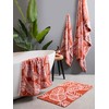 Fusion - Terracotta Leaf Hand Towel (50 x 90cm) -