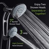 Hotel Spa AquaCare As-Seen-On-TV High Pressure Handheld/Rain 80-mode 3-way Shower
