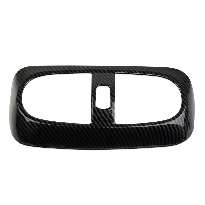 Fewshaw Carbon Fiber Style Dashboard Center Air Outlet Vent Cover