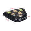 Anfang Mallet Magnetic Putter Cover with Bear Embroidery (Black)