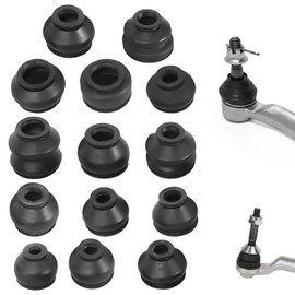 Ball Joint Dust Cover Kit – 14 Pcs Durable Rubber Dust Boots for Ball Joints, Tie Rod Ends, Steering Components – Universal Automotive Suspension Protection – Easy Install, Long-Lasting Fit