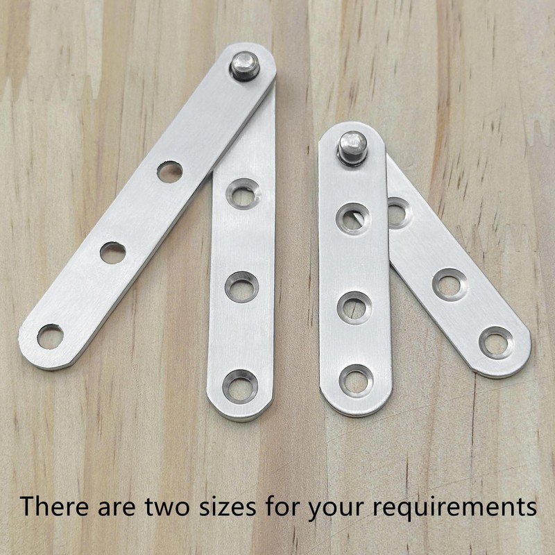 4 Sets of 360 Degree Rotating Stainless Steel Door Pivot