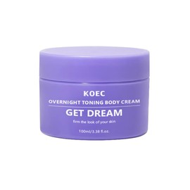 Overnight Toning Whip, Overnight Firming Body Cream – Skin Tightening Night, für schlaffe Haut | Feuchtigkeitsspendende Creme mit Collagen Boost, Straffende Körpercreme