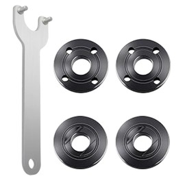 4.5" 5" 5/8-11 Angle Grinder Wrench Spanner Metal Lock Nut for DW Milwaukee Makita 193465-4 Compatible with Bosch Black & Decker Ryobi 4.5" 5" 5/8-11 Replacement Part （5PCS）