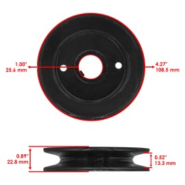 Caltric 01599400 40" Deck Spindle Pulley For Gravely For Ariens