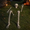 5Pcs Halloween Skeleton Decorations Groundbreaker Yard Stakes Lawn Garden