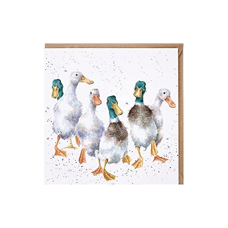 Wrendale Designs - 'Quackers' Card
