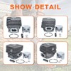 Mtanlo 52Mm Big Bore Top Engine End Cylinder Kit For