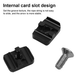 MiOYOOW Arrow Rest Cable Clamp Buckle Arrow Rest Buckle Clip Cable Lock Clamp Composite Arrow Accessories for Case Drop Arrow Rests