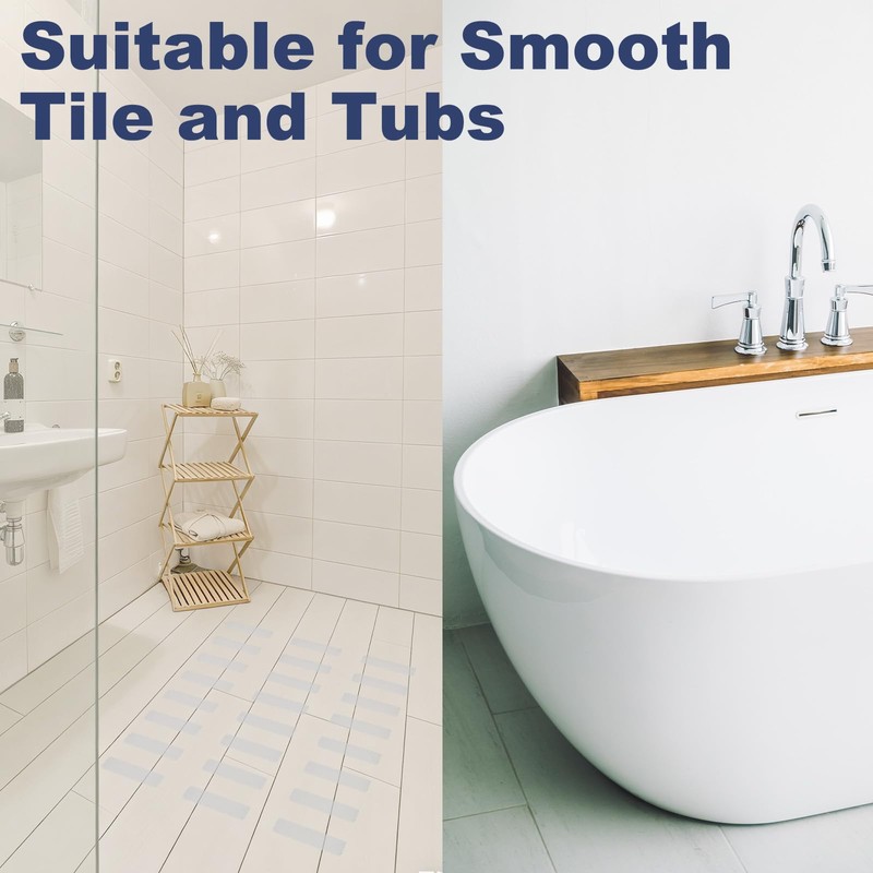 Gecork 28 PCS Shower Floor Non Slip Stickers with Strong