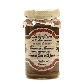 Chestnut Jam (Crème de Marrons) Andresy All natural French jam pure sugar cane 9 oz jar Confitures a l'Ancienne, One