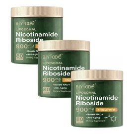 Nicotidamide Nadresveratrol 900mg 3 Pack Con 80 Cap. Cu                                                                                               