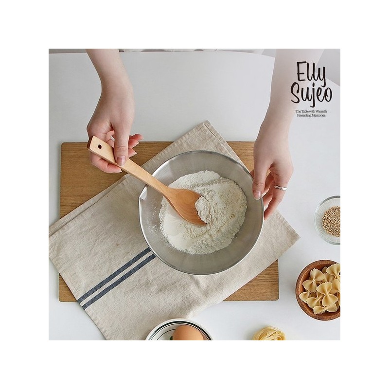 Elimach Cream-tone Stainless Steel Mixing Bowl 24cm / 엘리막쉬 크림톤