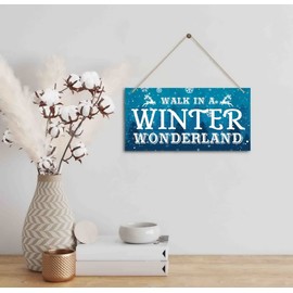 Christmas Door Sign Decor, Not a Creature was Stirring, not Even a Mouse, Winter Seasonal Christmas Wall Art Hanging Wooden Sign Merry Xmas Holiday Decorations for Home Outside Indoor