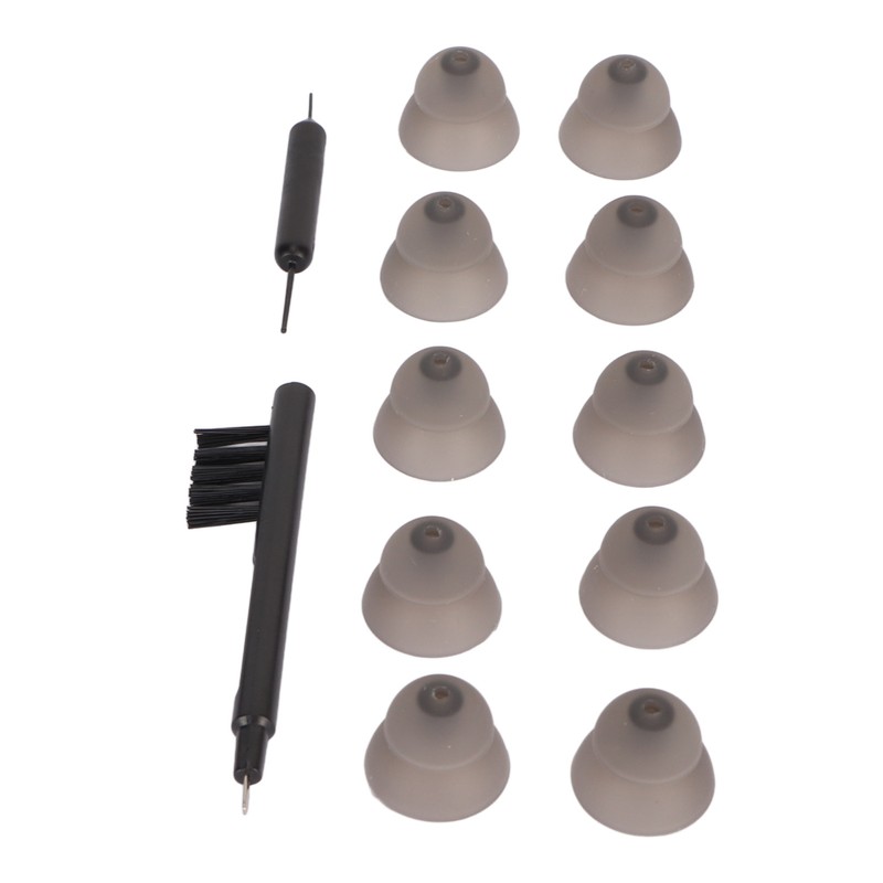 10pcs Sound Aid Replacement Domes Double Layers Sound Amplifier Earbud