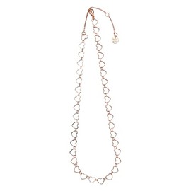 Pura Vida 14" Rose Gold or Silver Plated Heart Charm Choker Necklace - Adjustable Chain, Brass Base - 3" Extender, not known