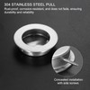 PATIKIL 2 in/50mm Dia Round Recessed Door Pulls, 2 Pack