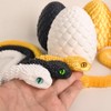 WUQIREN 3D Printed Snake Egg with Snake Inside,3D Printed Animals,Like