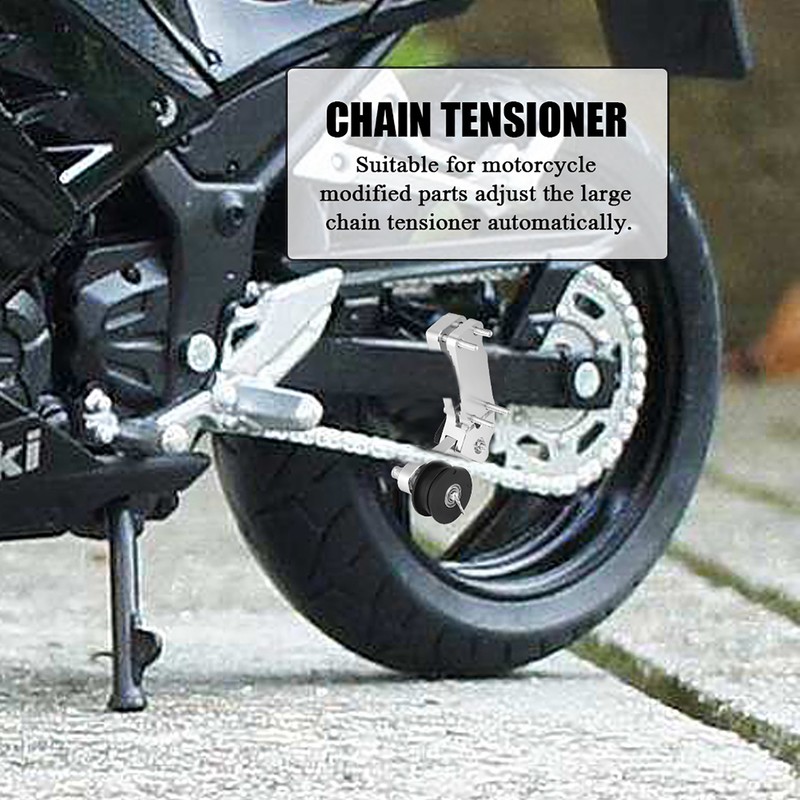 Motorcycle Adjuster Chain Tensioner Roller CNC Aluminium Alloy Universal Tool