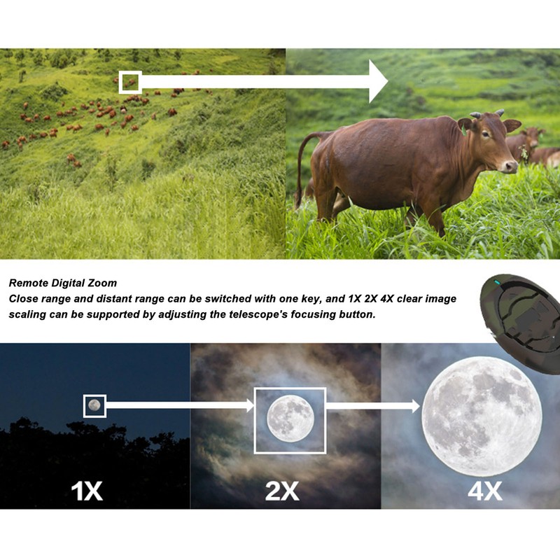 2K Telescope Electronic Eyepiece WiFi 5 Inch HD IPS Digital