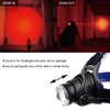GaiGaiMall Hunting Red Light Headlamp Zoomable LED Headlight with 3